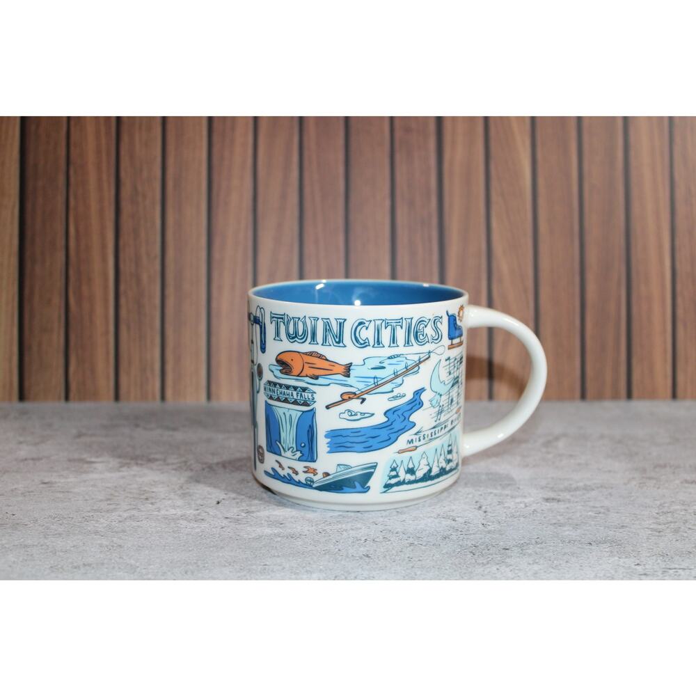 Starbucks Twin Cities Minnesota Been There Series 14oz Coffee Mug Cup EUC